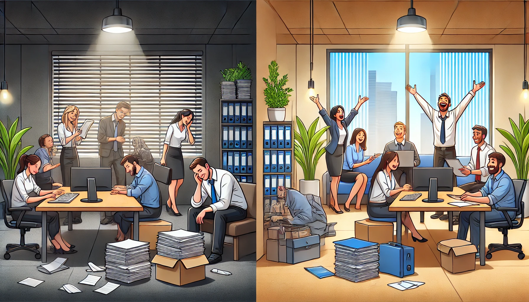 퇴사율 높은 회사 vs 장기근속 많은 회사