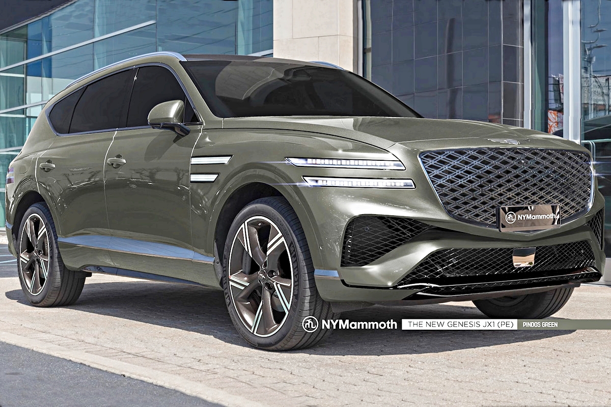 제네시스 GV80 페이스리프트 예상도