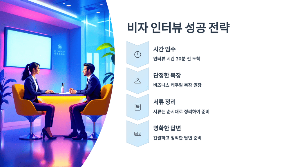 비자 인터뷰 성공 전략