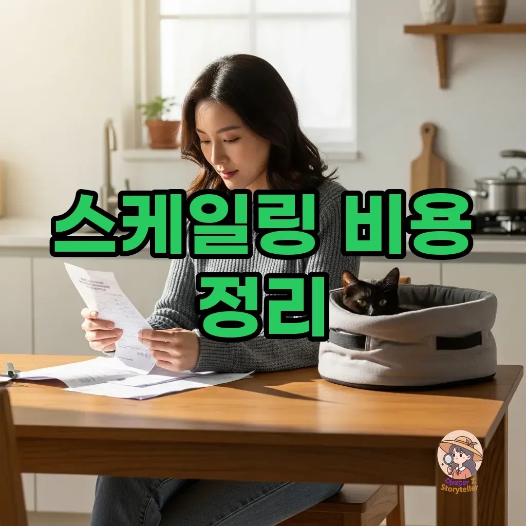 스케일링 비용 무료 실비 비교, 현명하게 아끼는 방법 인포그래픽