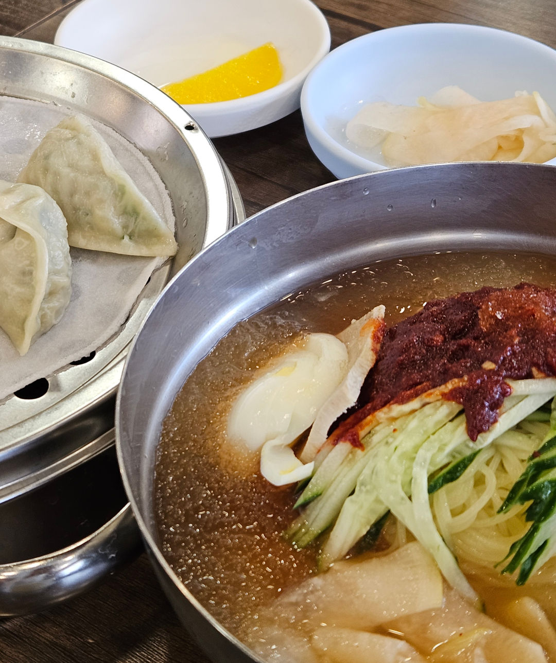 해운대 밀면 + 만두