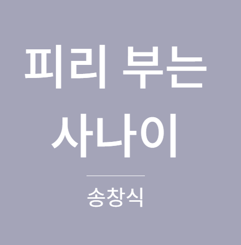 송창식 - 피리 부는 사나이