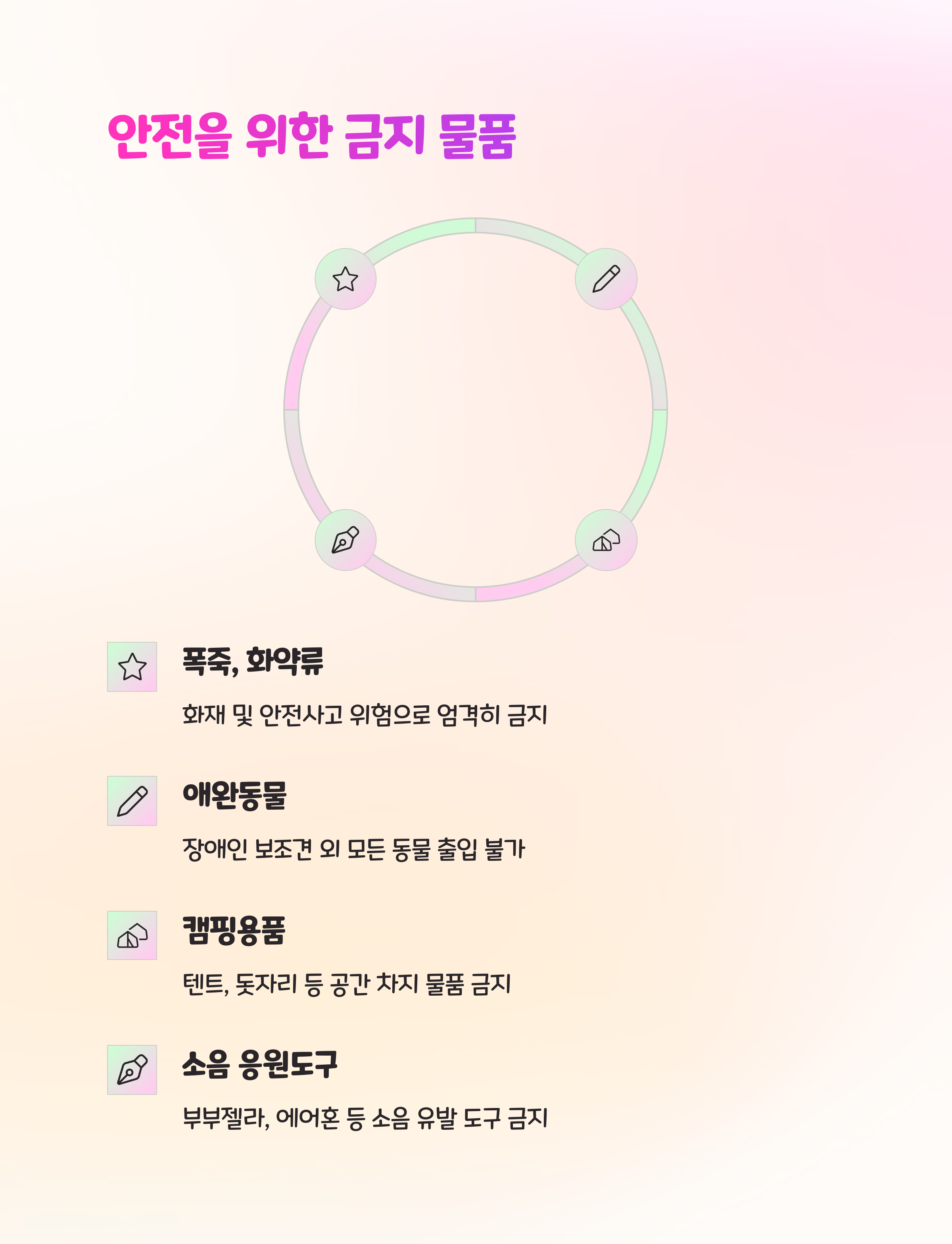 🧨 안전을 위협하는 물품