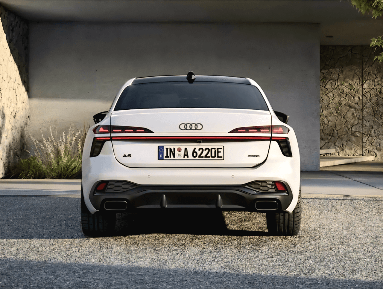 아우디-A6-e하이브리드-후면