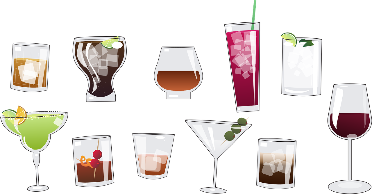 여러가지 알콜(술) 사진