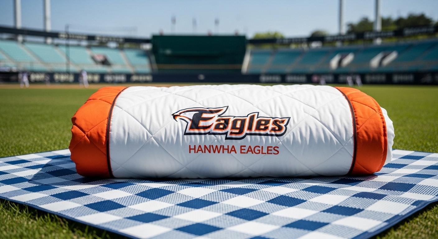 한화이글스 패딩담요