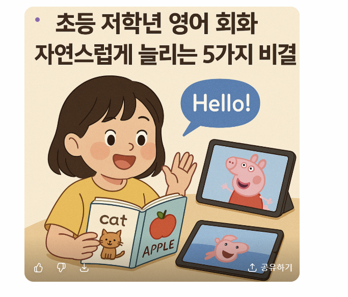 초등 저학년 영어회화 와 파닉스 영어회화