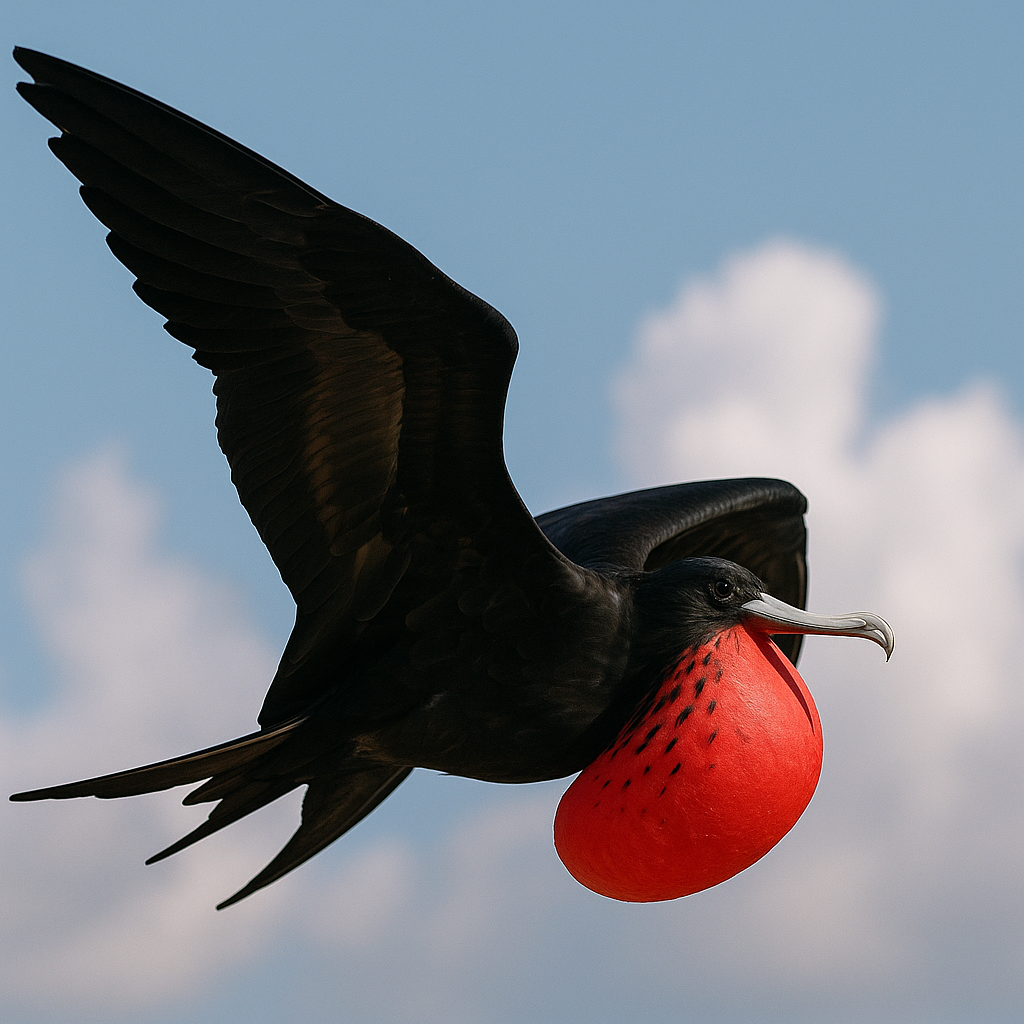 비행중인 프리깃버드