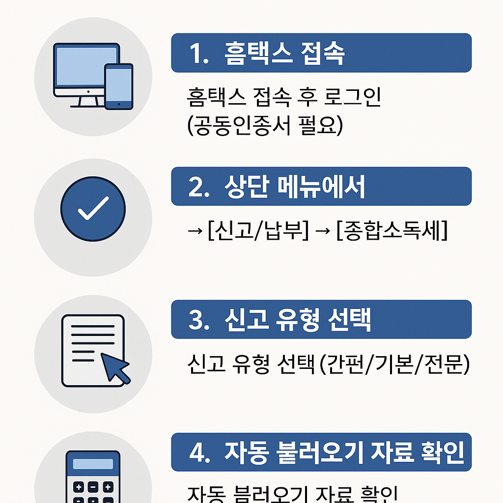 종합소득세 신고 방법