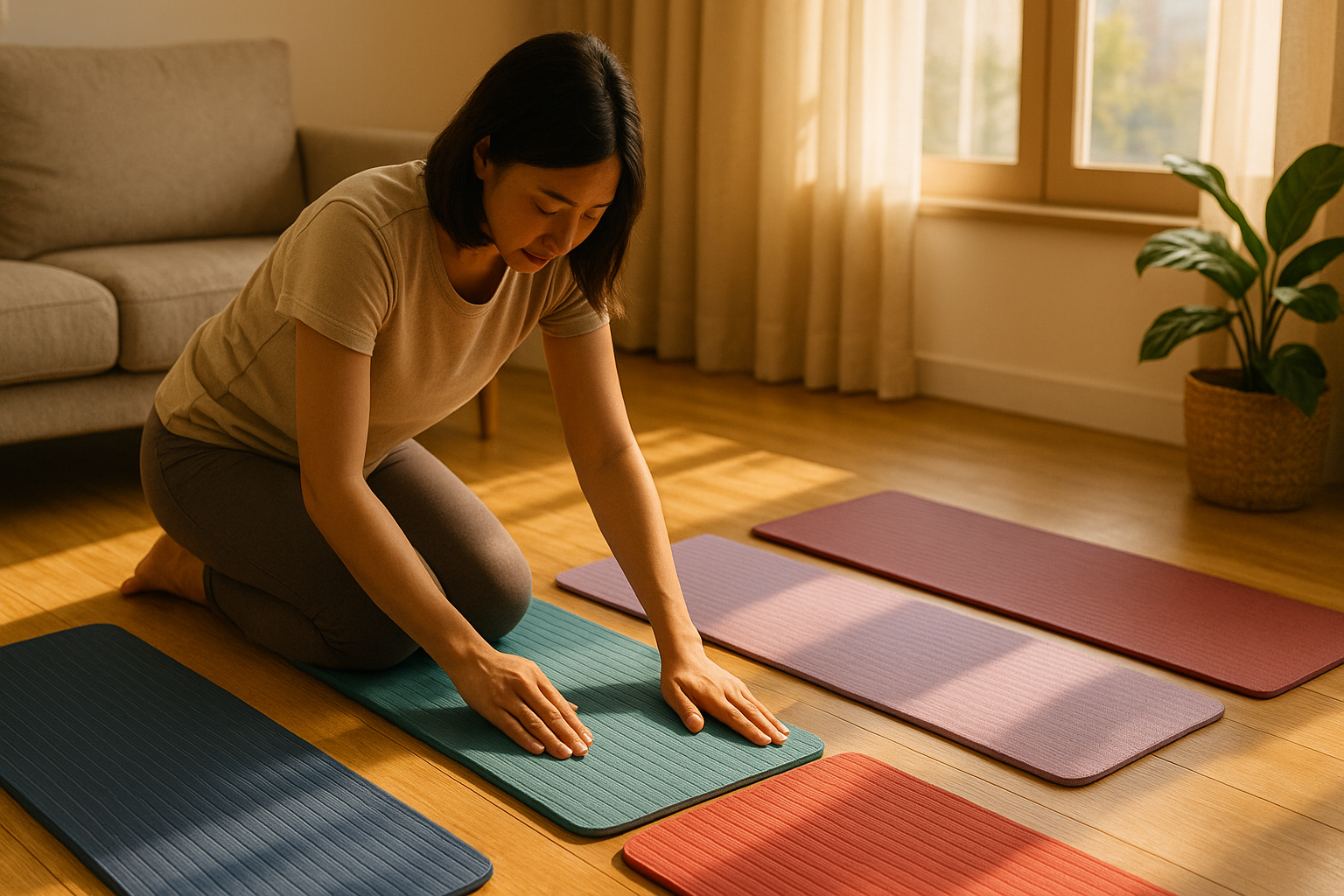 다양한 홈트레이닝 매트