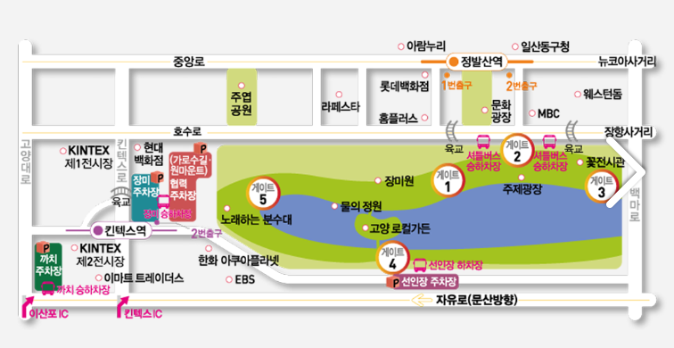 2025 고양가을꽃축제 약도