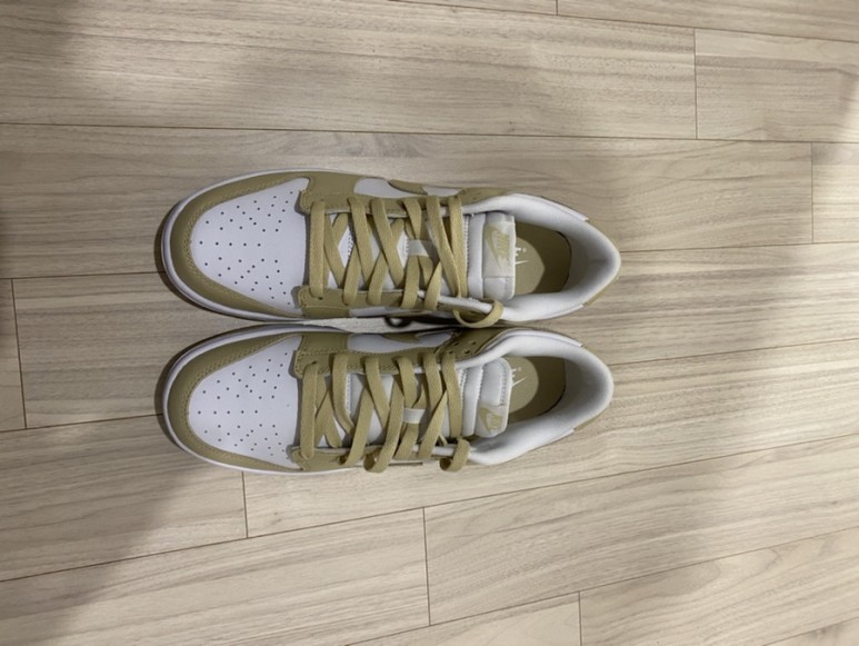 나이키 덩크로우 레트로 팀골드 화이트 베이지 nike dunk low team gold white beige(DV0833-100)