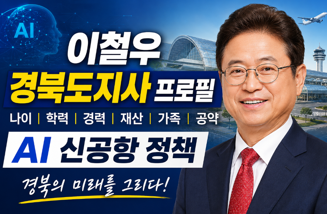이철우 경북도지사 프로필 ❘ 나이 학력 경력 재산 가족 공약 AI 신공항 정책