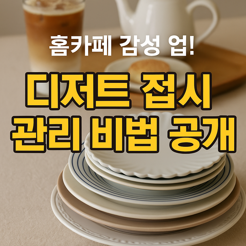 디저트 접시