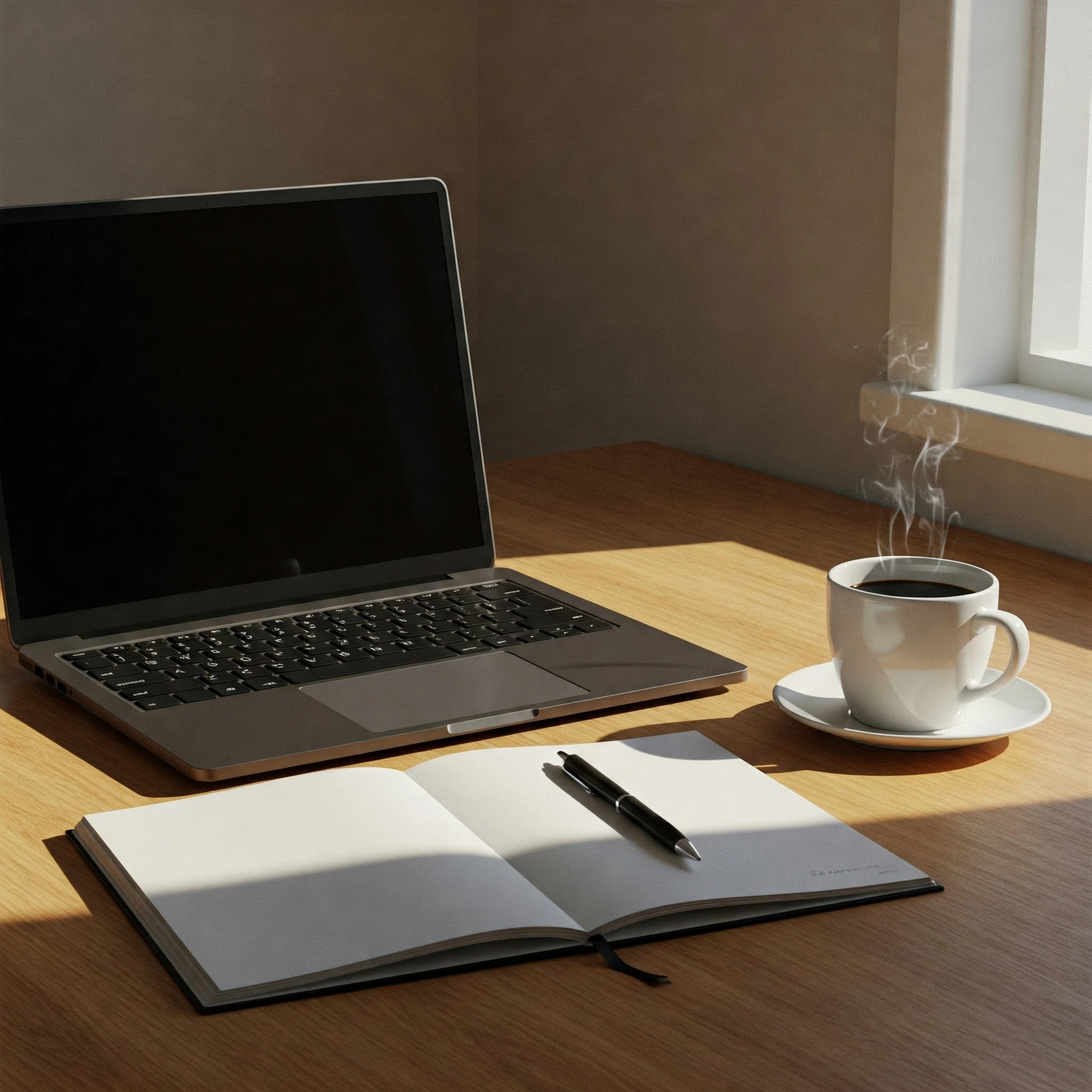 공복의 아침 감성 이미지