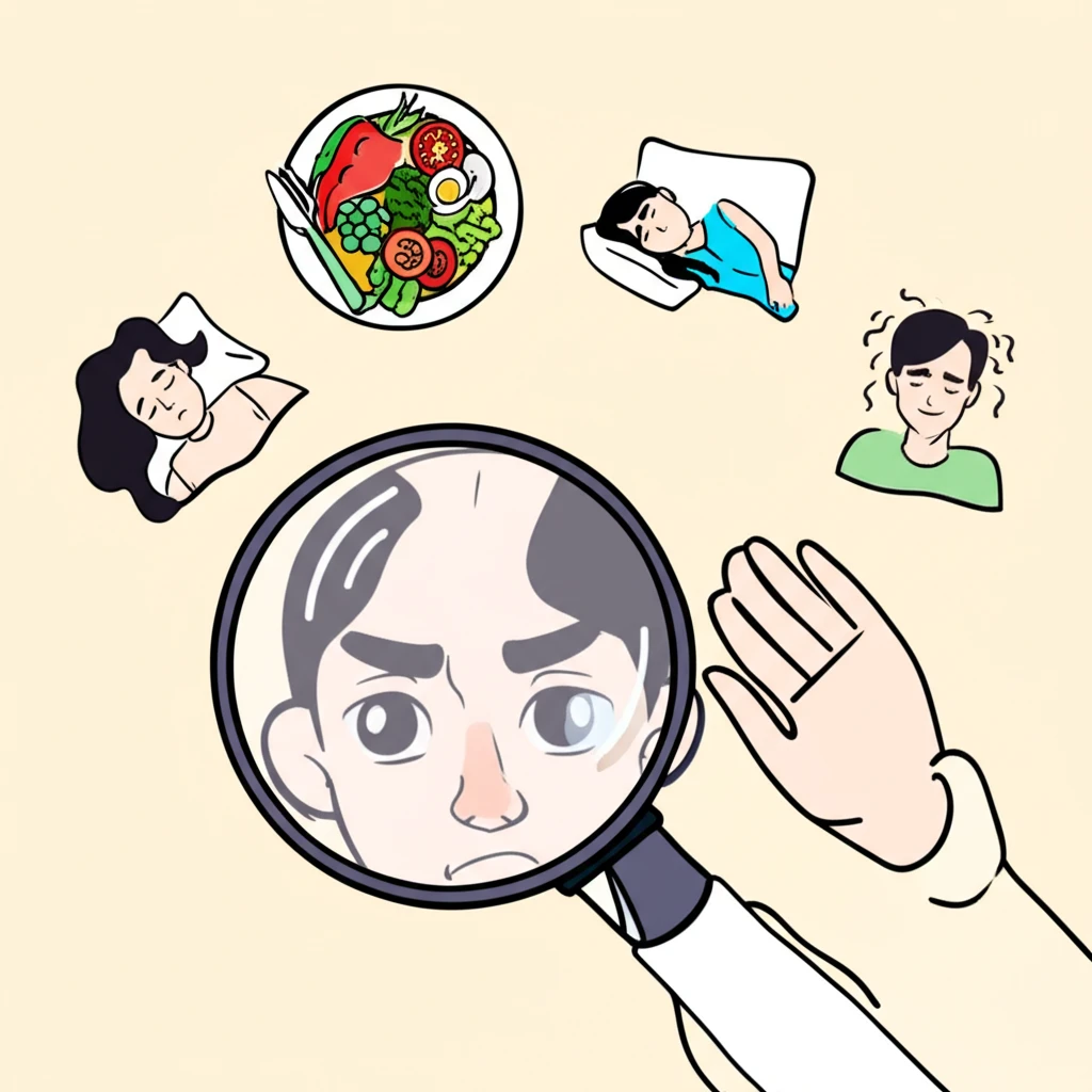 정수리 탈모 초기 증상, 자가 진단과..