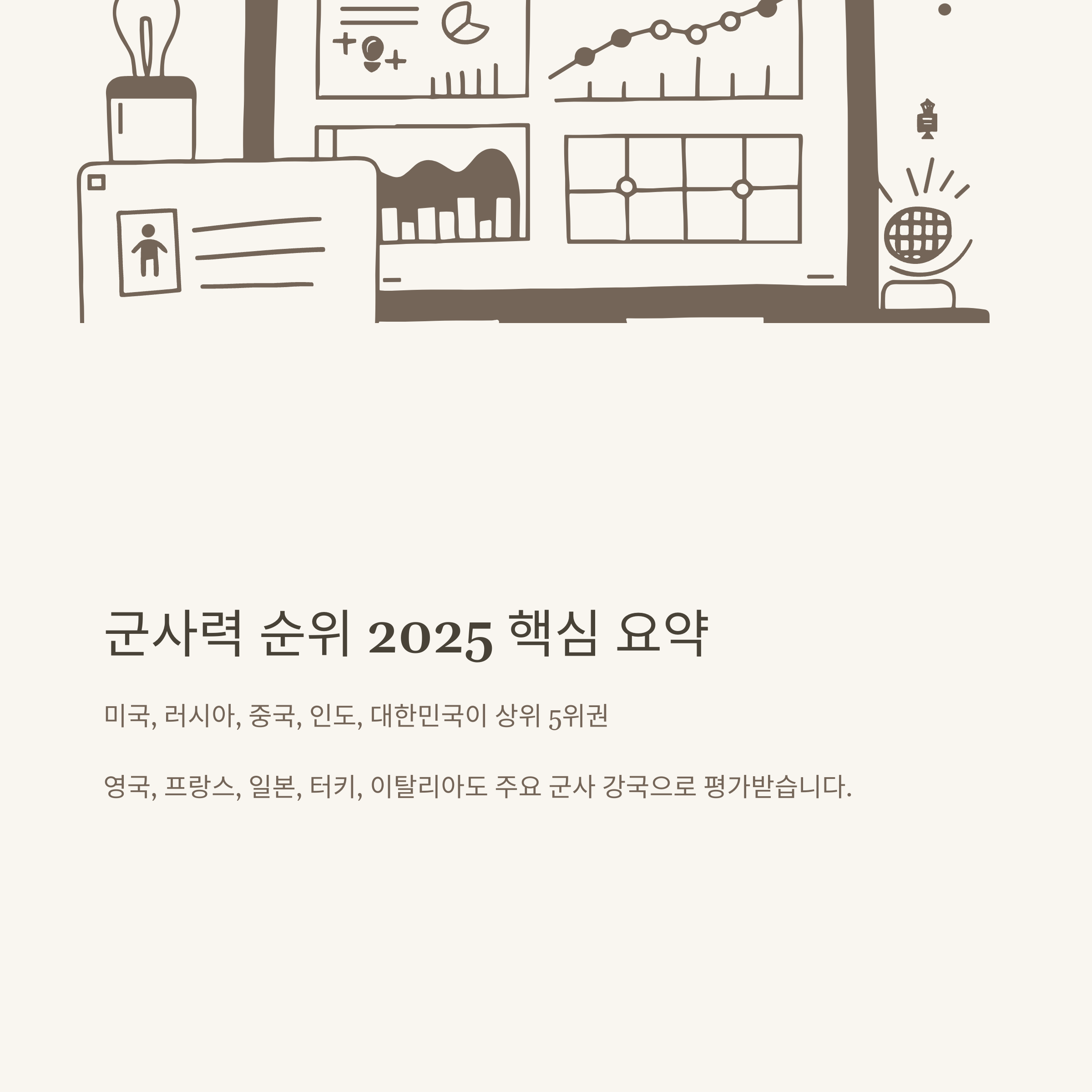 군사력 순위 2025 완벽 정리: 세계·한국·북한 군사력부터 국방력 영향까지11
