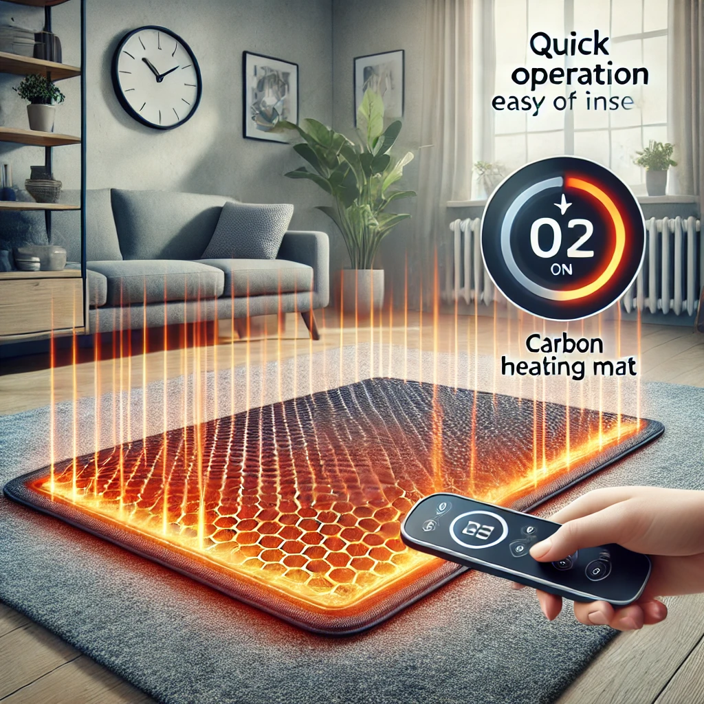 빠른 작동과 사용 편리성을 강조한 카본매트&amp;#44; 디지털 제어 포함