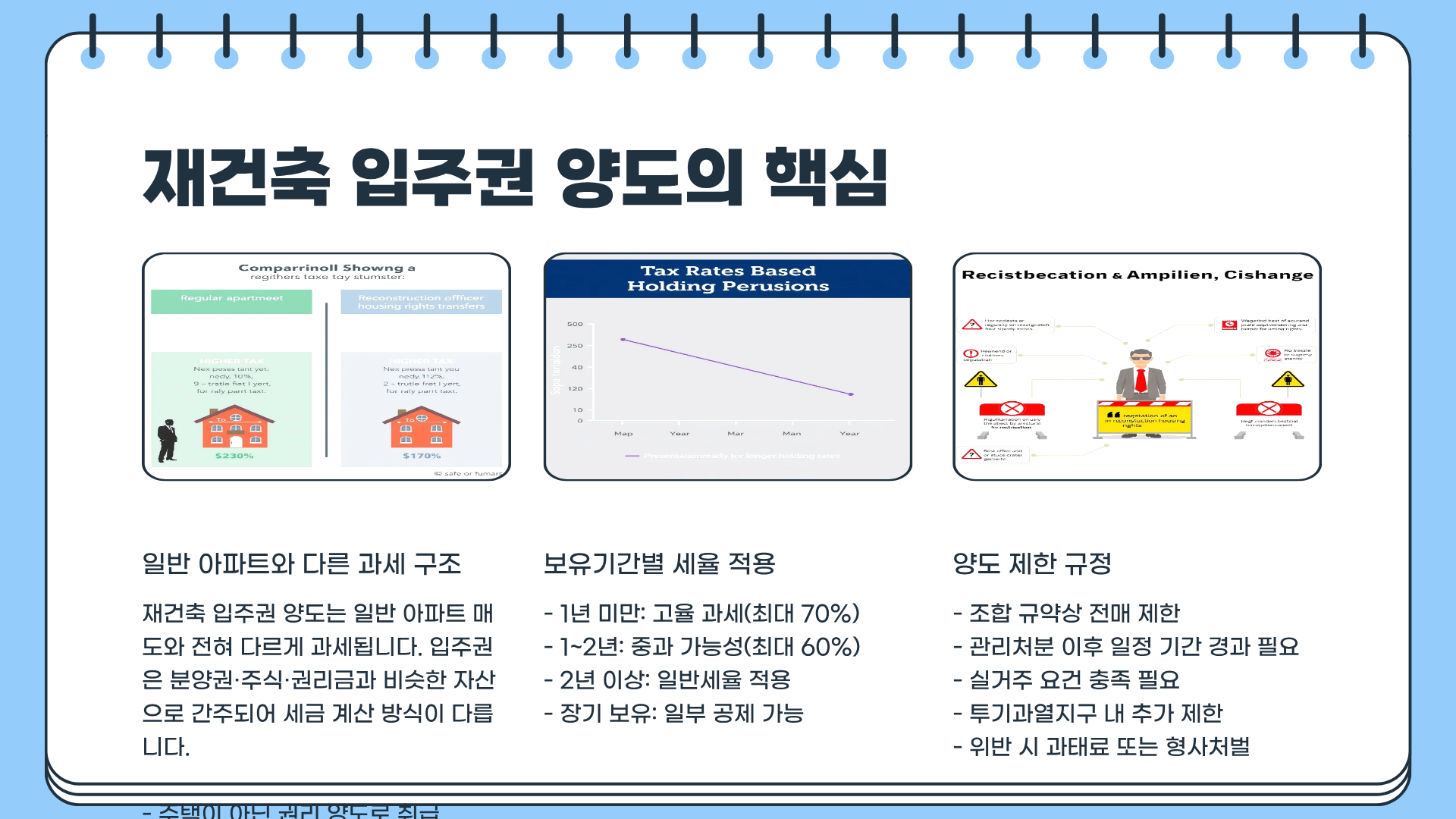 재건축 입주권 증여 | 재건축 입주권 취득 | 재건축 입주권 양도 | 재건축 입주권 매매, 이거 모르고 하면 세금폭탄 맞는다