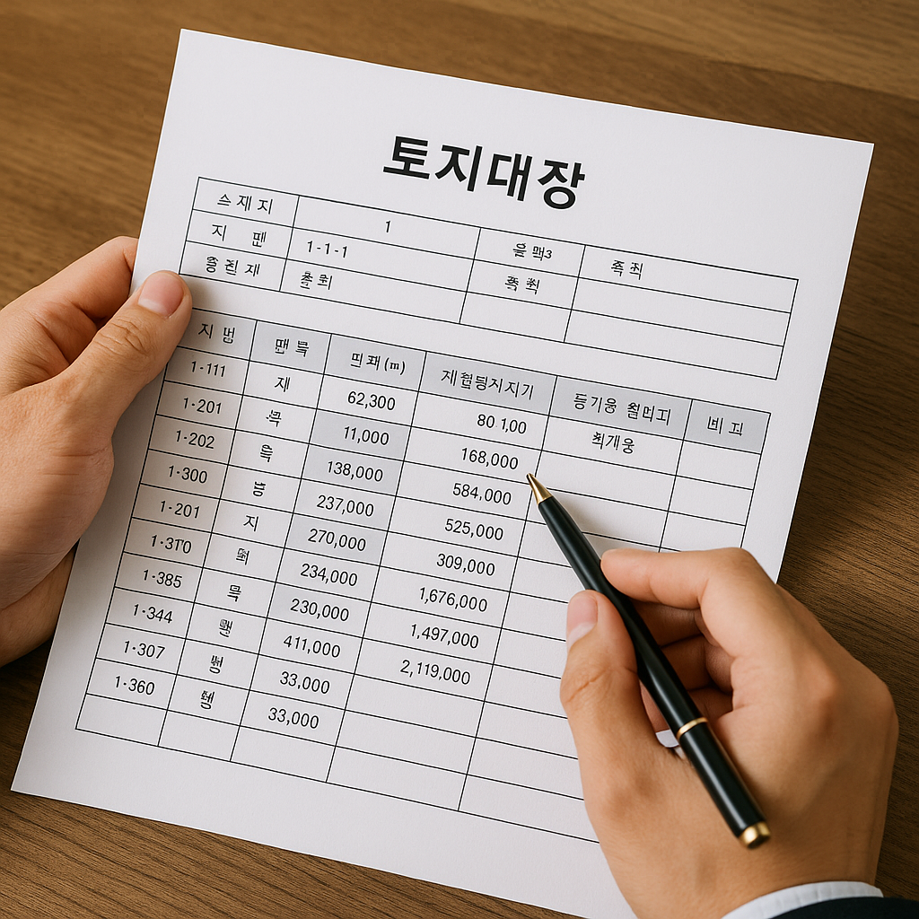 토지대장
