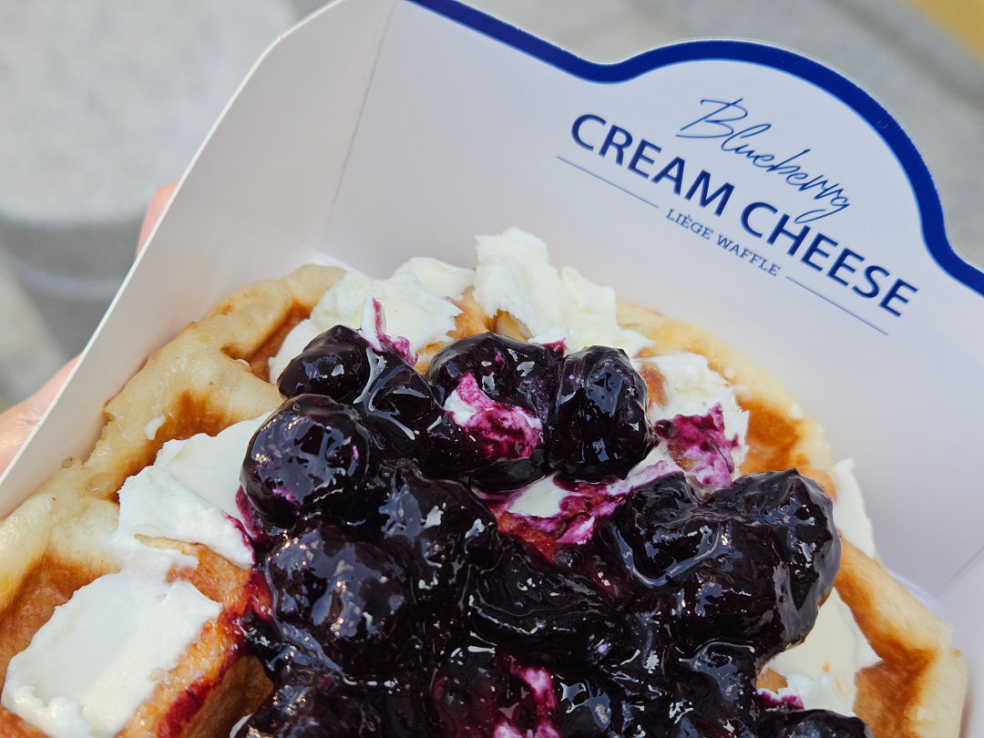 덕수궁 리에제 와플 블루베리 크림치즈