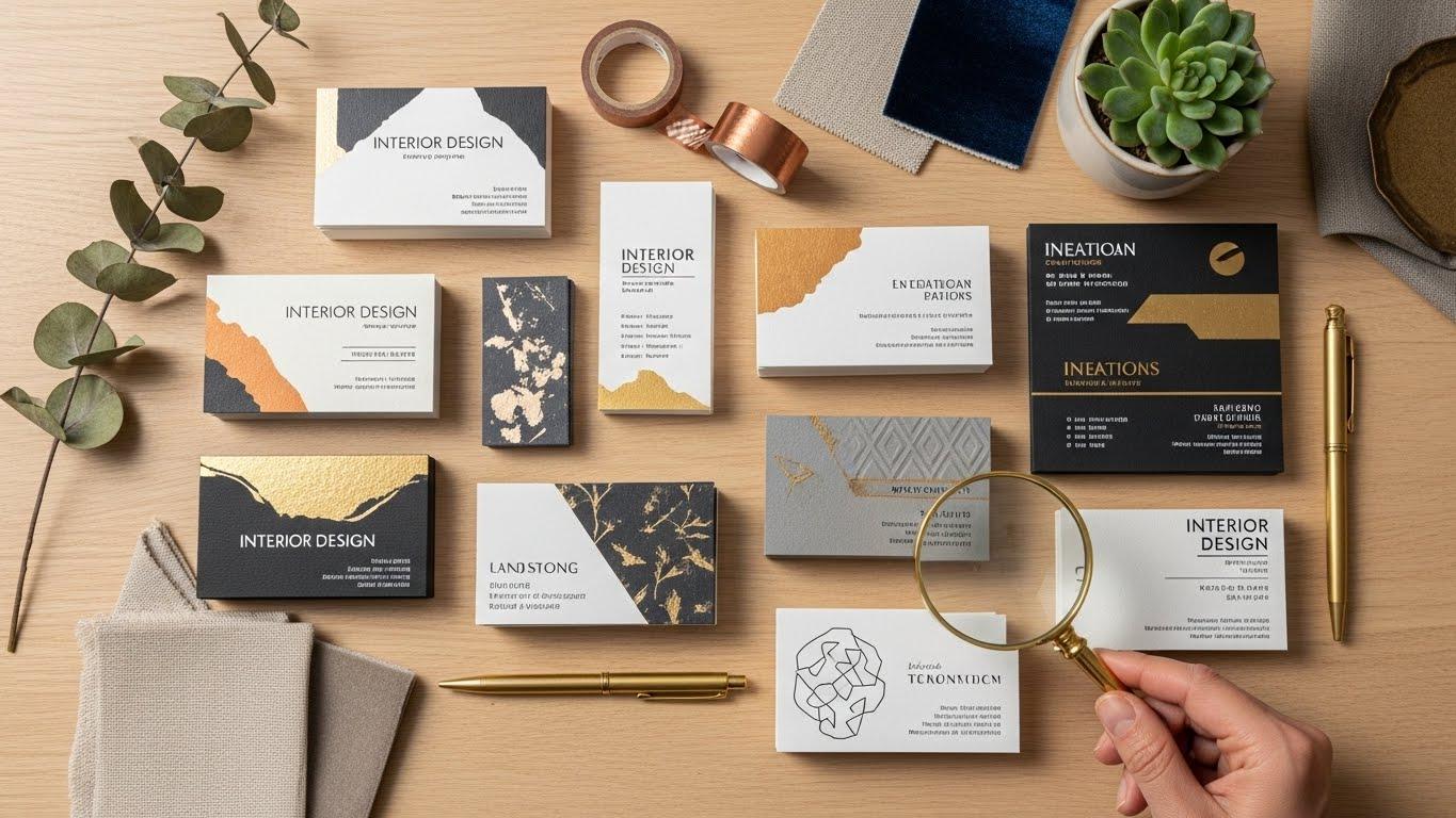 인테리어 명함 디자인
