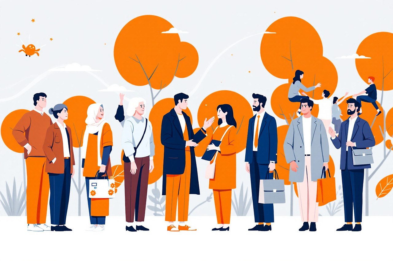 여러유형의 사람들