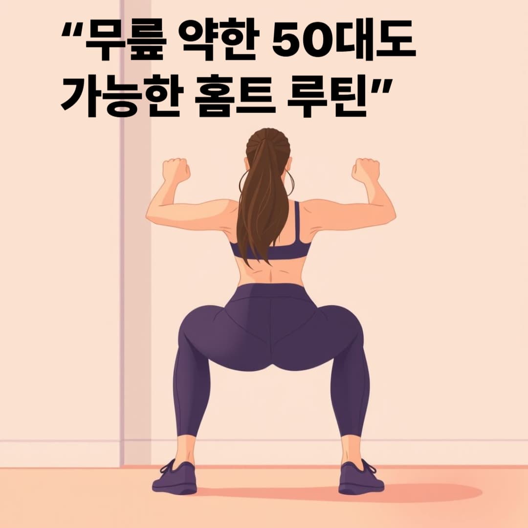 &ldquo;무릎에 무리 없는 홈트 루틴 도전기&rdquo;