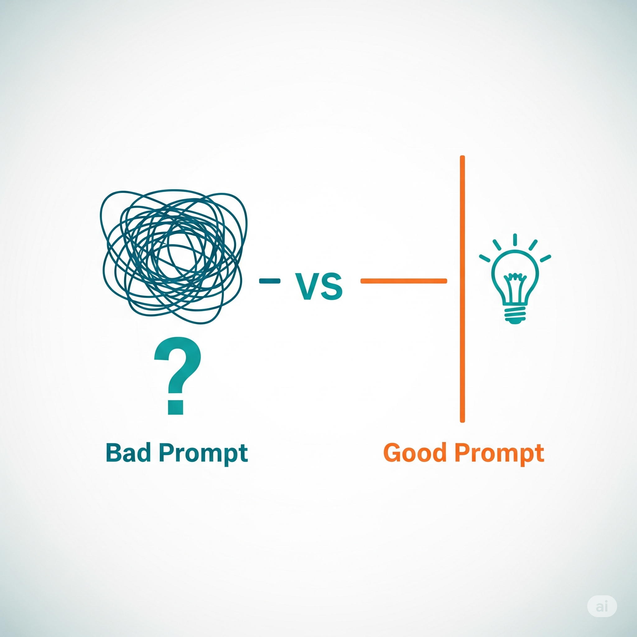 나쁜 프롬프트-좋은 프롬프트