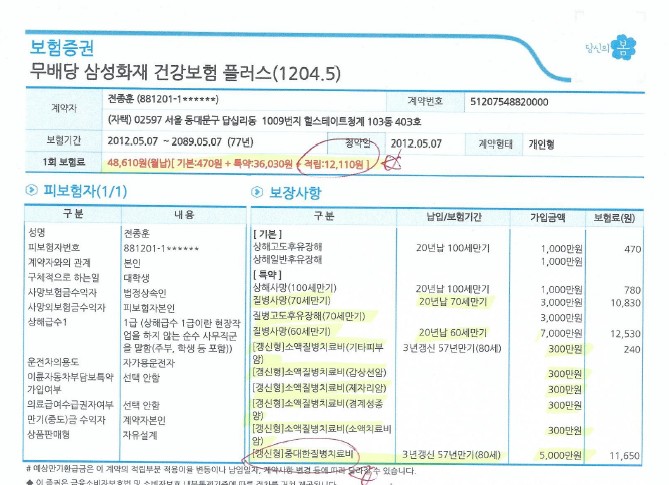 삼성화재 건강보험