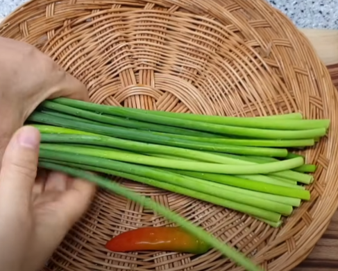 마늘쫑 준비