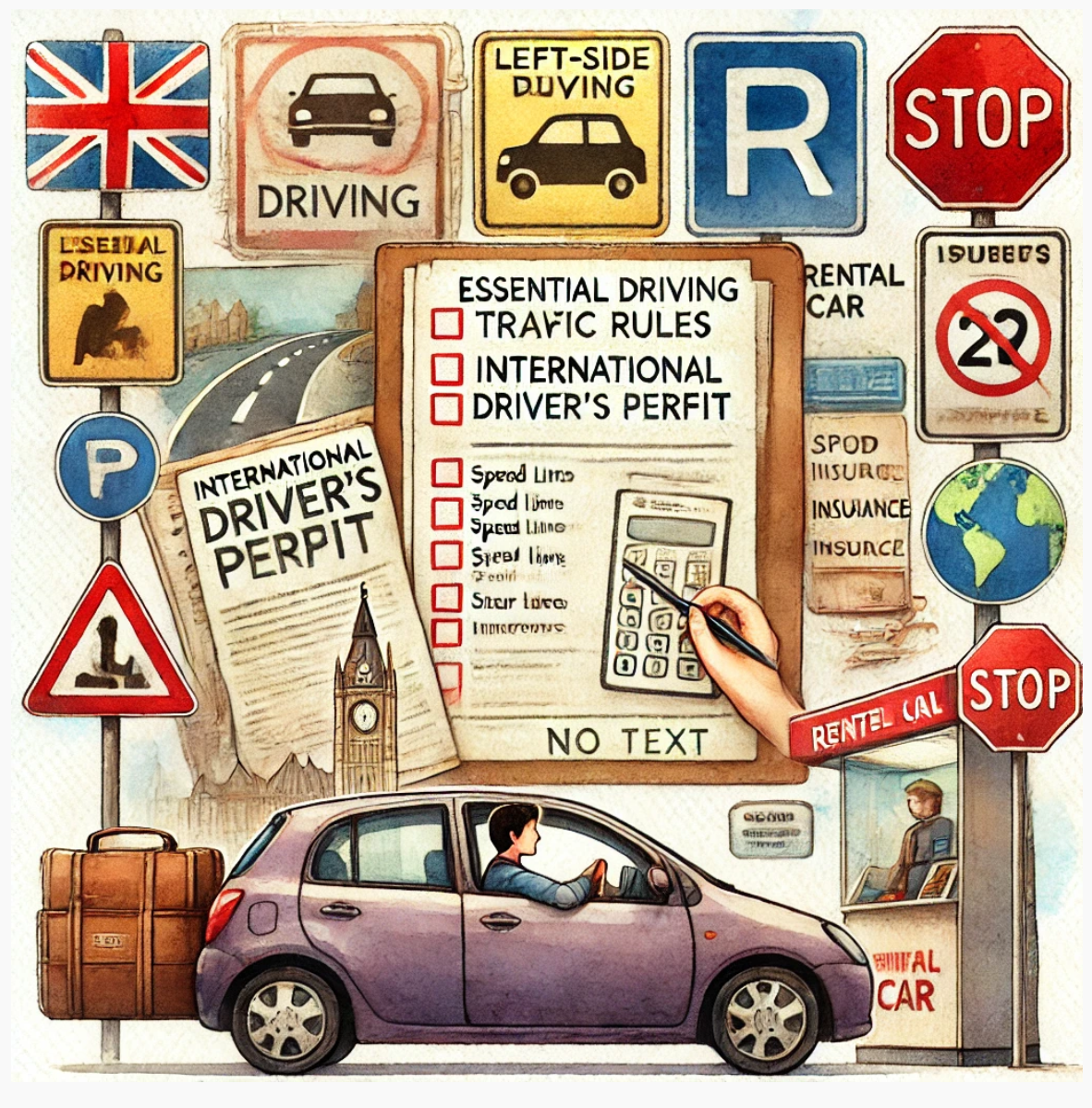 해외 운전 도로 규칙