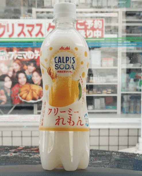 아사히 칼피스 소다 크리미 레몬
 아사히 칼피스 소다 크리미 레몬