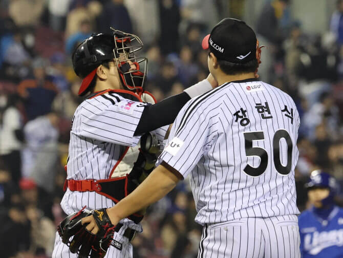 에르난데스의 부활과 철벽 불펜…LG, 팀 노히트노런으로 단독 선두 질주