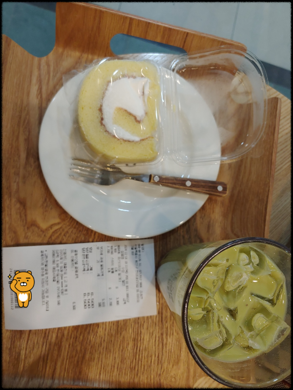 용산-아이파크몰-팔공티-쌀롤-제주말차밀크티?