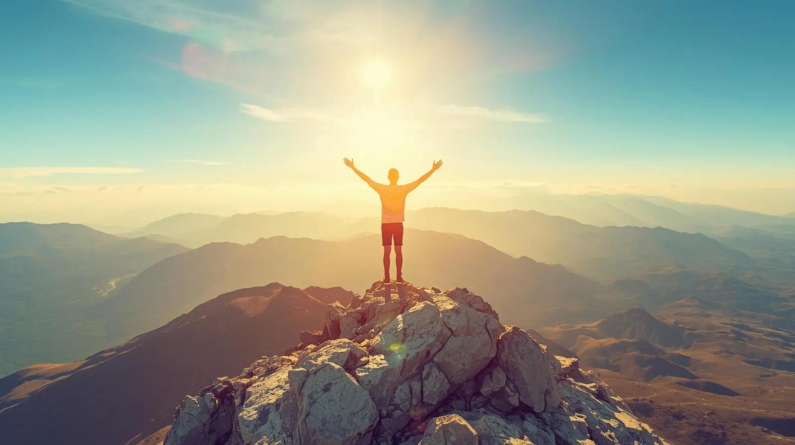 자신을 신뢰하며 성장하는 사람의 이미지