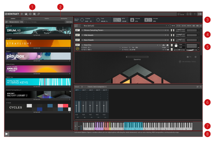 KONTAKT_콘탁_인터페이스 구성