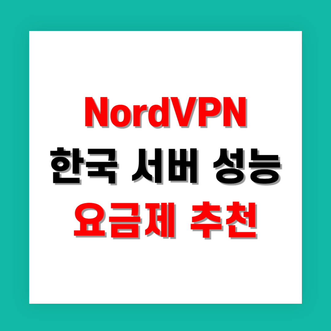 NordVPN 한국 서버 성능과 요금제 추천 포인트