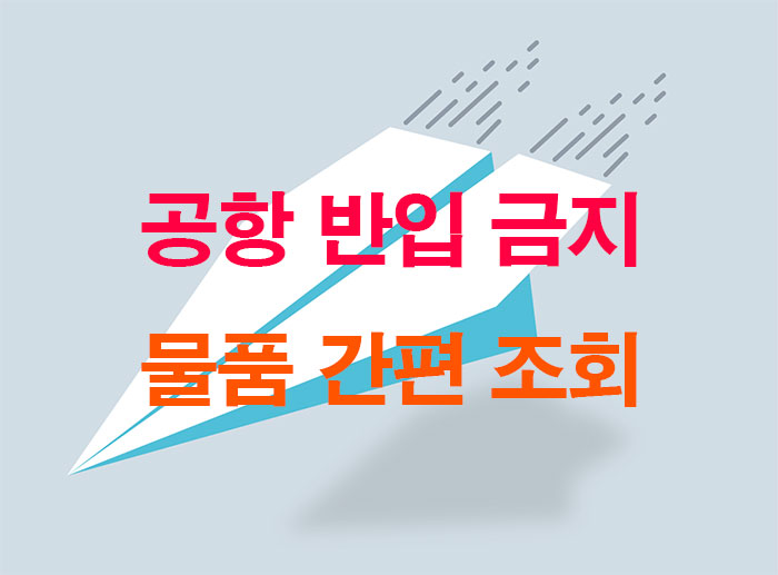 공항-반입금지-물품-알아보기-한국공항공사-보안검색