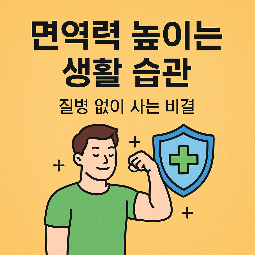 면역력 높이는 생활 습관: 질병 없이 사는 비결