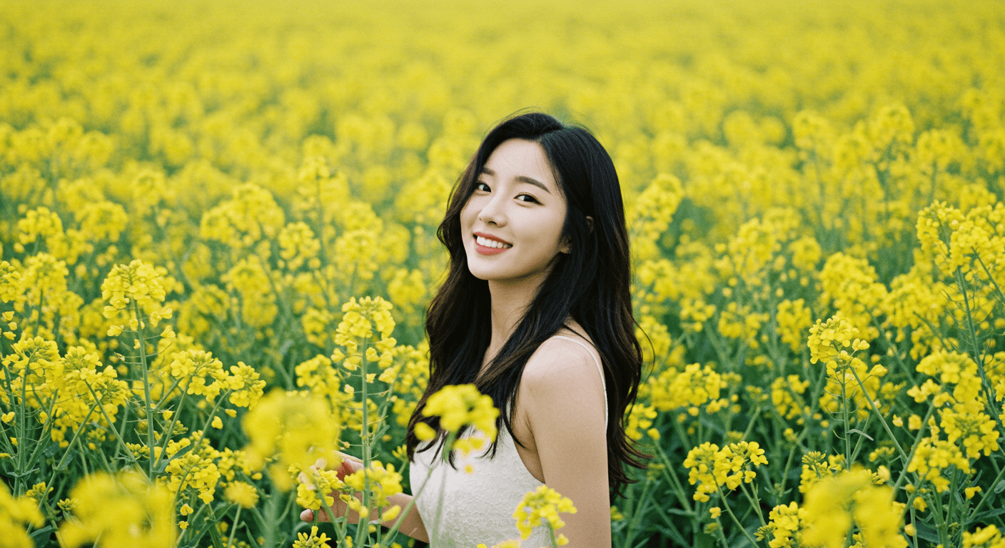 '폭싹 속았수다' 유채꽃밭 인생샷 7곳: 드라마 촬영지 고창 학원농장 완벽 탐방 가이드 2025
