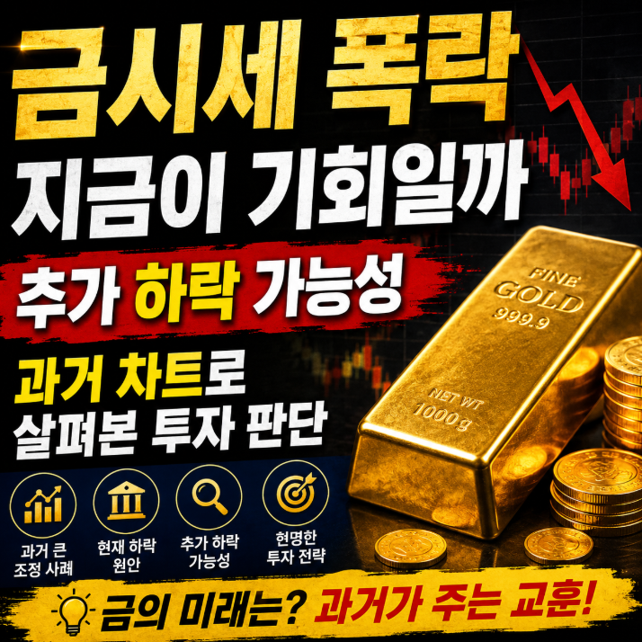 금시세 폭락 "지금이 기회?" 국제금값 하락 과거차트 전부알려드림1