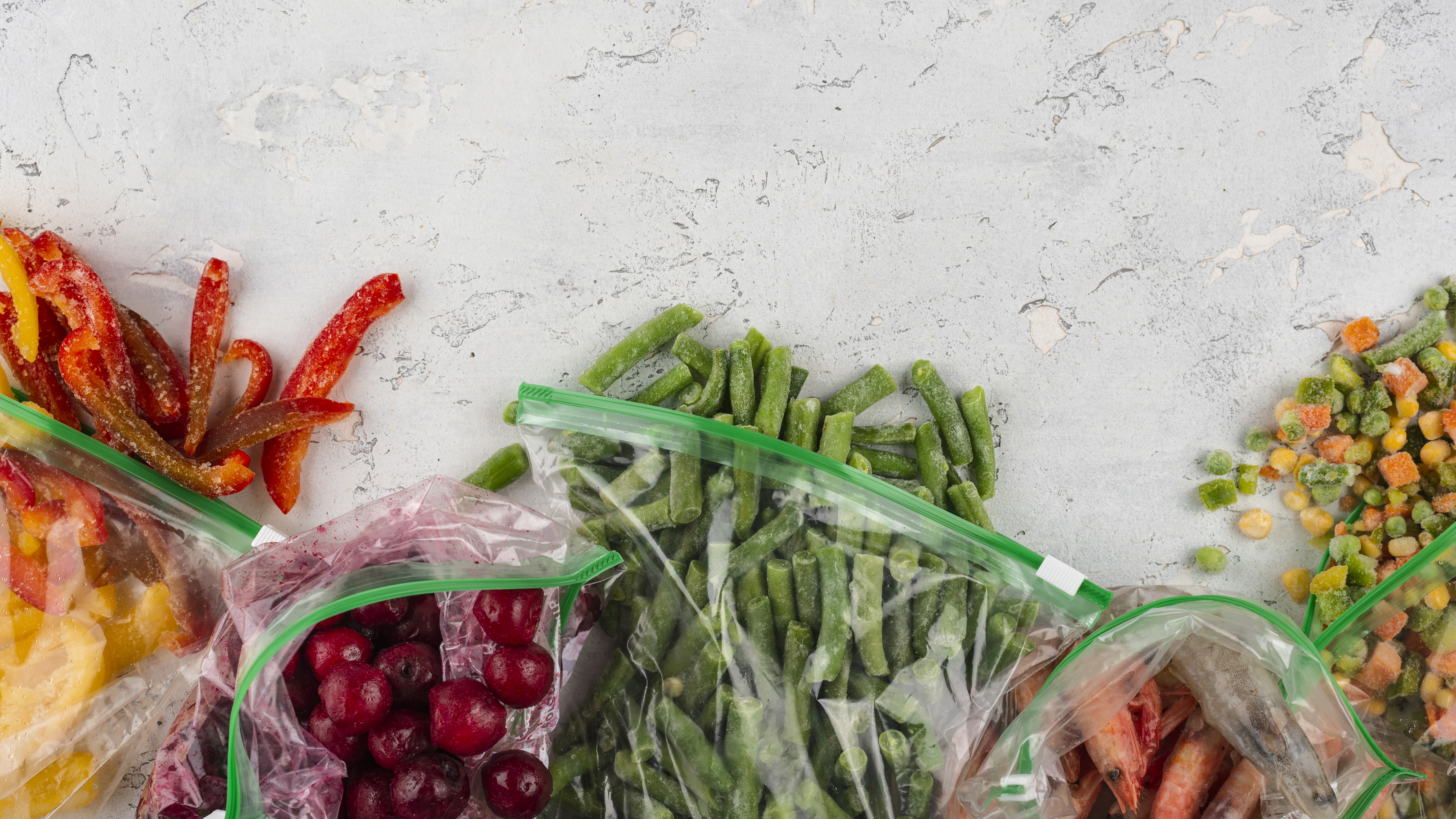 남은 채소 소분하여 냉동