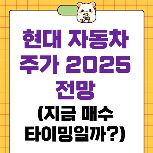 현대 자동차 주가