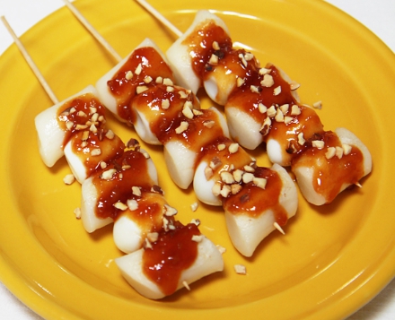 한국의 떡 종류 떡꼬치