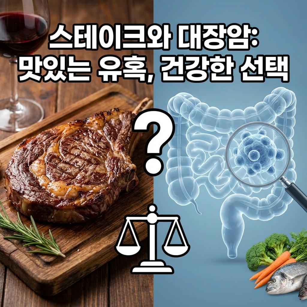 스테이크와 대장암: 소고기를 사랑하는 당신의 대장은 안전한가