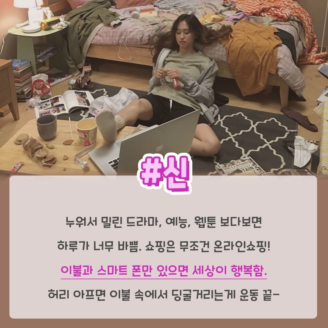 집순이 집돌이 레벨 신