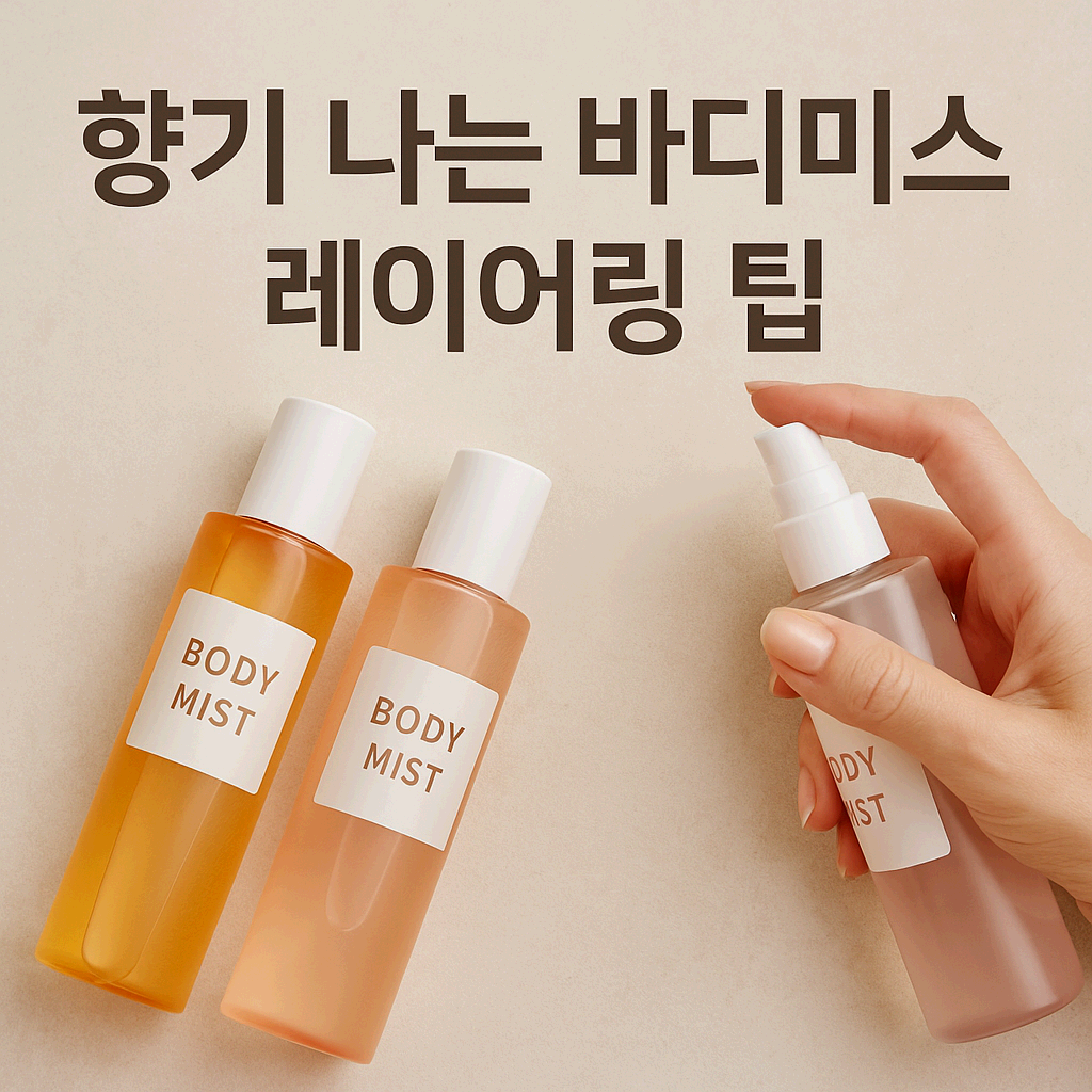 향기 나는 바디미스트 레이어링 팁