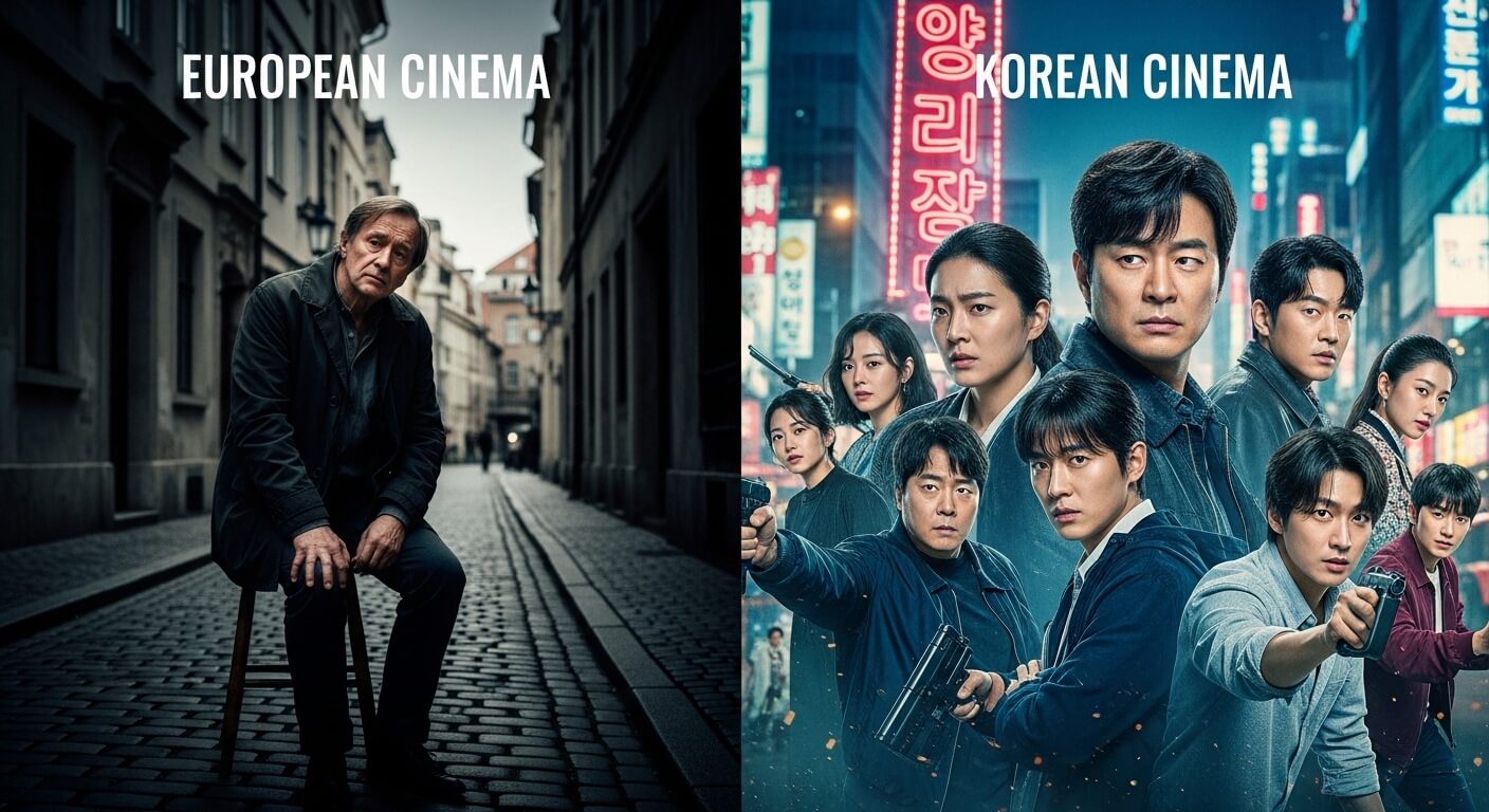 유럽영화와 한국영화의 영화미학적 차이