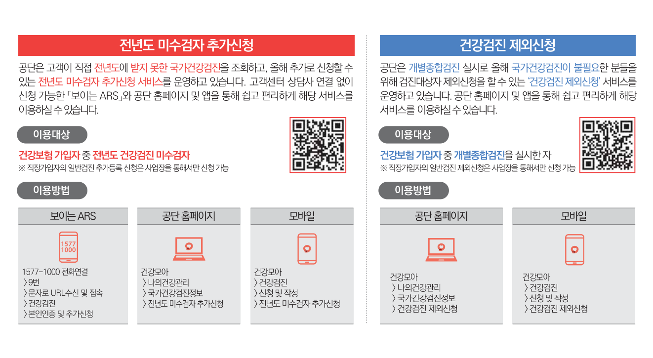 건강검진 추가신청